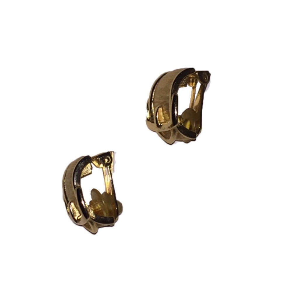 Christian Dior Buckle Clip On Earrings - Picture 3 of 6